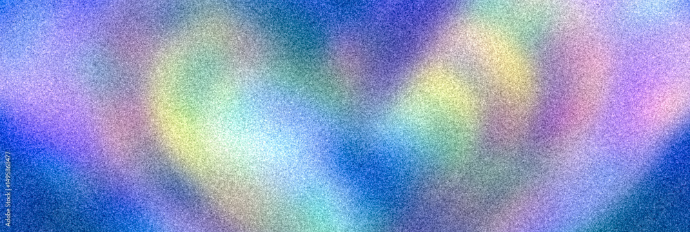 Poster Colorful abstract pattern showcasing vibrant hues blending together in a mesmerizing display