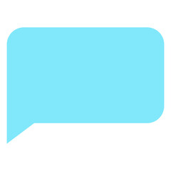 Chat Box Speech Bubble Icon, Communication, Comment Box, Flat Style Isolated Vector Icon,