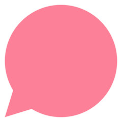 Chat Bubble Vector Flat Isolated Icon, User Interface Icon.