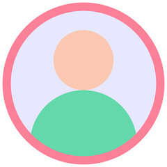 User Avatar Vector Flat Isolated Icon, User Interface Icon. 