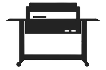illustration of a printer