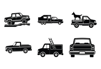 Pickup Truck Silhouette