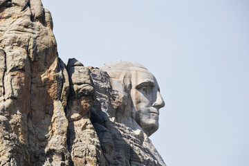 Obraz premium President George Washington at Mount Rushmore National Monument, South Dakota