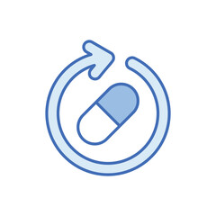 Pharmacy On Duty Vector icon