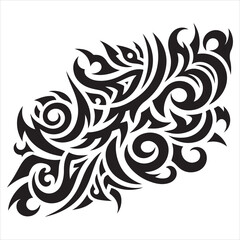 illustration vector graphic of tribal art abstract design ornament tattoo