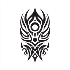 illustration vector graphic of tribal art abstract design ornament tattoo