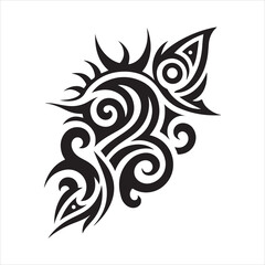 illustration vector graphic of tribal art abstract design ornament tattoo