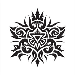 Obraz premium illustration vector graphic of tribal art abstract design ornament tattoo