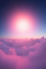 Fototapeta premium beautiful glowing clouds
