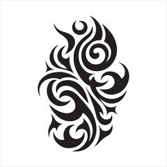 illustration vector graphic of tribal art abstract design ornament tattoo