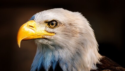 Obraz premium bald eagle close up portrait