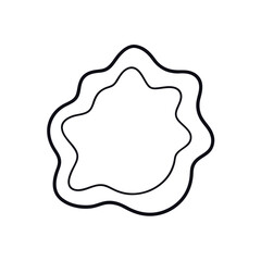 Bouncing Ball Icon Line Art Vector Art