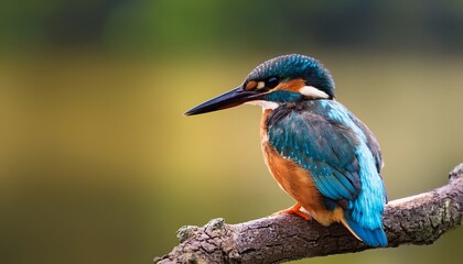 Obraz premium kingfisher on the branch