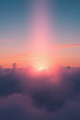 Fototapeta premium rainbow and clouds