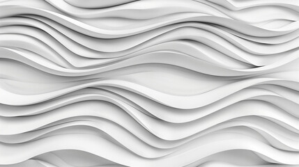 Fototapeta premium Smooth wavy lines create an abstract liquid silk texture, perfect for a flowing water design or soft art decoration wallpaper backdrop