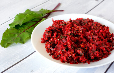 Kaszotto z botwinką