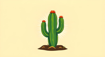 desert cactus cartoon, cute cactus vector, cactus clipart, cactus illustration, cactus drawing, cactus design, cactus art, cactus with pot cartoon, cactus in flowerpot, cactus flat design, cactus grap