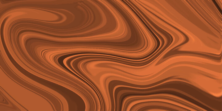 Abstract fluid texture in warm brown tones with a mesmerizing swirling marble effect perfect for backgrounds and design projects