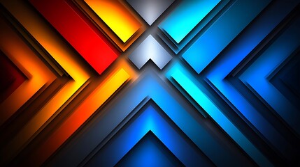 Obraz premium Abstract Colorful Geometric Design. (3)