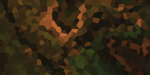 Abstract geometric mosaic pattern featuring warm earth tones and organic shapes creates visual texture for design and backgrounds