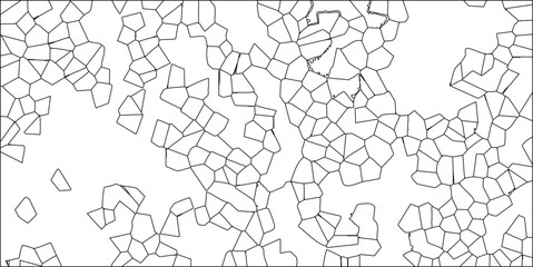 Abstract geometric pattern in black lines on white background creating a visual texture suitable for various design applications