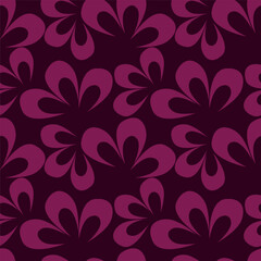 Seamless pattern with floral background