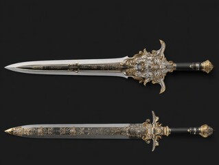 3D model of the sword fantasy design