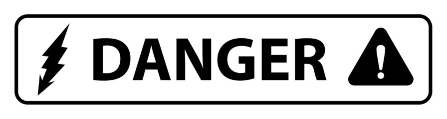  Danger Sign ,Warning Symbol