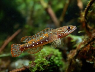 tropical fish in aquarium