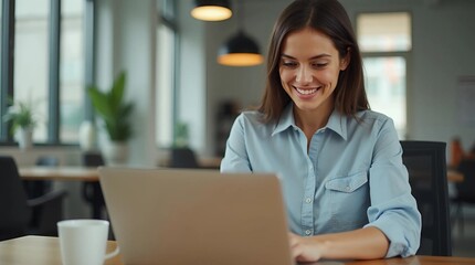 Fototapeta premium businesswoman working in office