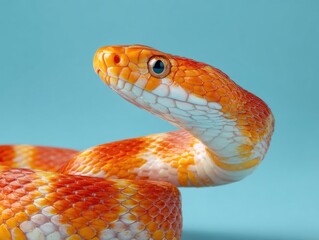 popsicle morph bright orange color corn snake