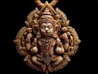 Fototapeta premium statue of hanuman traditional style