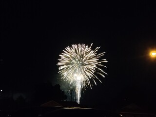 fireworks in the sky