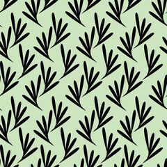 Seamless pattern with floral background