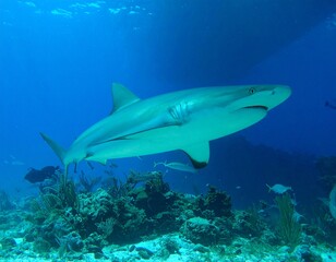 Hai fisch unterwasser 