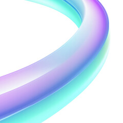 Colorful Abstract Light Wave Design for Modern Digital Art and Backgrounds on transparent background
