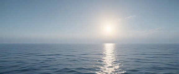 Obraz premium Subtle light blue gradient, calming ocean hues Abstract, tranquil, peaceful , tone, serene