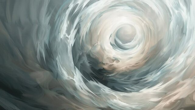 An abstract, swirling vortex of light and shadow, creating an otherworldly atmosphere, Generative AI Videos.