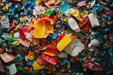 Obraz premium Debris Disposal: Deconstruction Waste and Plastic Contamination in Urban Ecology