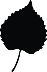 aspen leaf silhouette