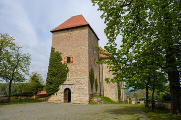 Podsreda castle in Slovenian woods