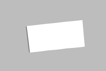 a4 trifold blank mockup