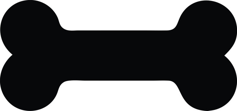 dog bone silhouette