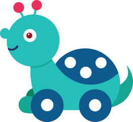 rolling animal shaped toys for crawlers.