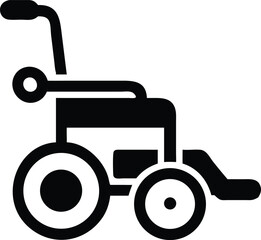 electric wheelchair silhouette