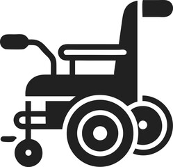 electric wheelchair silhouette