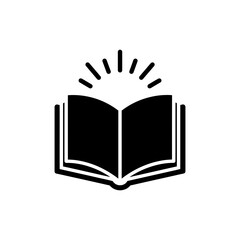 Open Book and Light Symbolizing Insight and Illumination in Learning