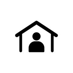 Person Under Shelter Representing Safe Space and Emotional Security