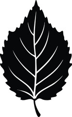 hazel leaf silhouette