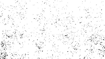 Black spots of paint and dust on a white background. Abstract grunge black and white distressed texture background. A seamless paper texture background featuring black dots and subtle texturized brush